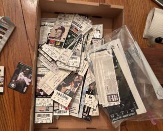 100s of sox game ticket stubs 