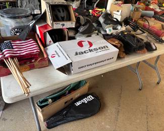 Sporting goods, roller skates, Nike ice skates like new baseball mitts gloves croquet  pickleball 