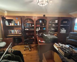 Large wall unit for office 