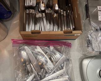 stainless flatware