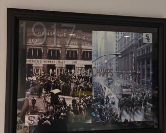 1917 throwback world series print