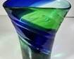 BLOWN FAN VASE