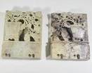 CARVED SOAP STONE BOOKENDS