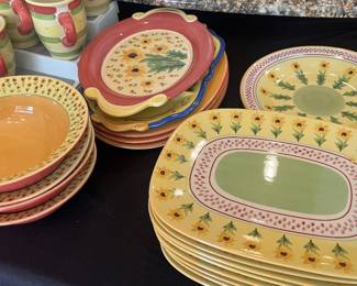 Pfaltzgraff Pistoulet dinnerware set of 128 pieces (Sold as full set)