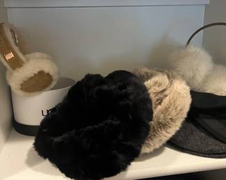 Ugg earmuffs, fur hats