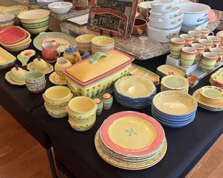 Pfaltzgraff Pistoulet dinnerware set of 128 pieces (Sold as full set)