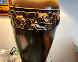 Set up to bronze Restoration Hardware lamps