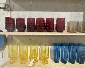 So many coloful glasses!