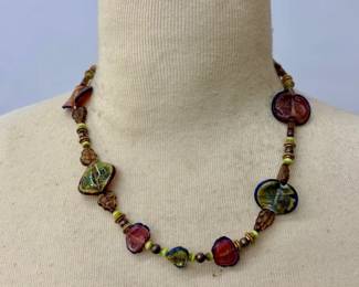 Glass Bead Necklace