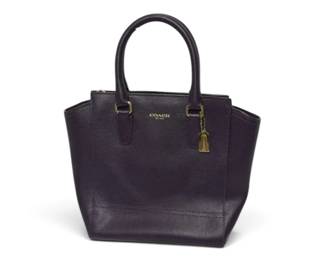 Coach Black leather bag