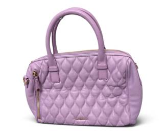 Vera Bradley quilted leather bag