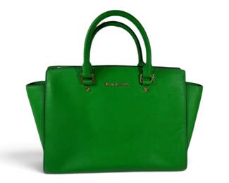 Michael Kors Green Leather bag