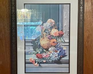 FRAMED FLORAL ART