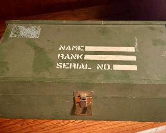 VINTAGE HASBRO G.I. JOE AMMUNITION BOX