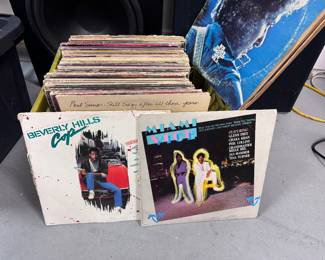 Vinyl record collection 
