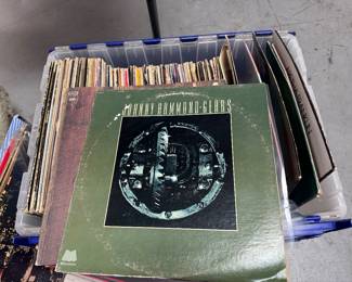 Vinyl record collection 