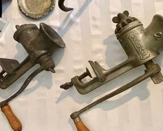 VINTAGE MEAT GRINDERS