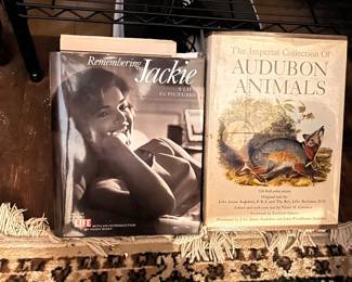 The book 'Remembering Jackie" and "Audubon  Animals.