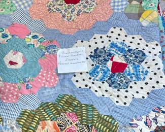 OLD HANDMADE QUILT