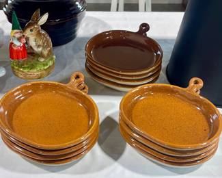 VINTAGE STONEWARE PLATES