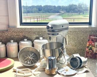 WATERMELON KITCHEN DECOR, CANISTER SET, KITCHENAID MIXER