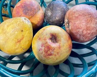 VINTAGE ITALIAN ALABASTER FRUIT