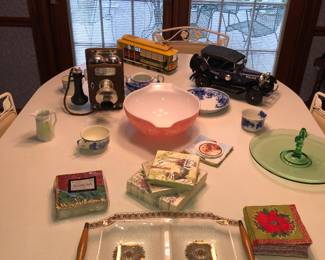 Vintage glassware & kitchen wares
