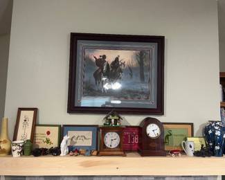 Cross stitch, clocks