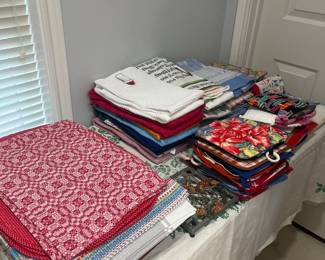 Kitchen towels, placemats