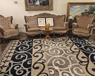 3pc Belgian sofa set
