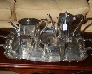 SILVER PLATE TEA SERVICE