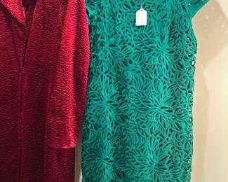 Women's Coat, Lace Dress