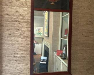 Neo Classical Style Mahogany Mirror