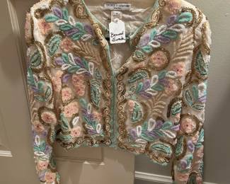 George F. Couture Beaded sweater