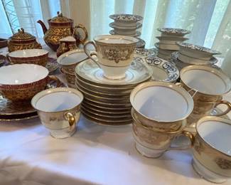 Noritake Cups Saucers