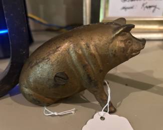 Cast Iron Pig Bank