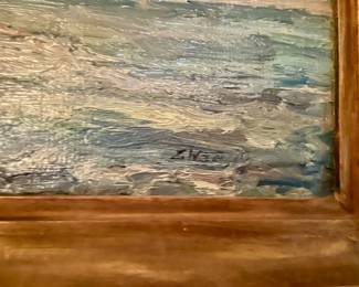 Signed Italian Oil Painting