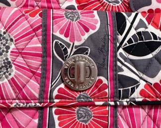 Vera Bradley Cherry Blossom Floral Bowler Bag