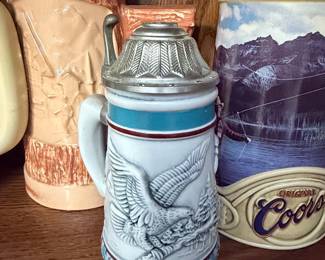 Vintage Avon "The Bald Eagle" Mini Stein 1990