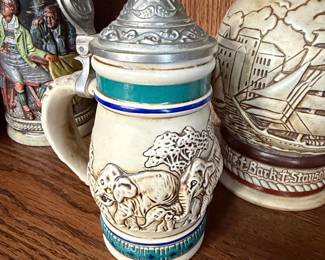 Vintage Avon Endangered Species Asian Elephant Mini Beer Stein