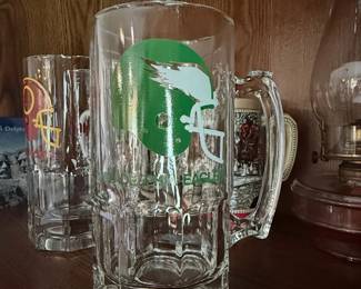 Vintage Philadelphia Eagles NFL "Slim Jim" Beer Mug