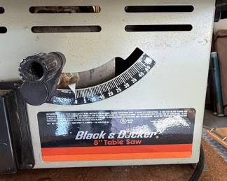Black & Decker 8-inch Table Saw