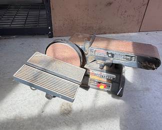 Vintage Sears Craftsman 4-Inch Belt and 6-Inch Disc Sander