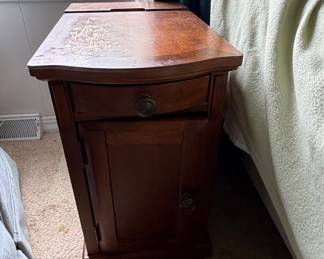 Vintage Wooden Bedside Cabinet