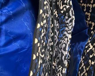 Vera Bradley Canterbury Cobalt Quilted Tote Bag