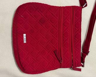 Vera Bradley Tango Red Quilted Hipster Crossbody Bag