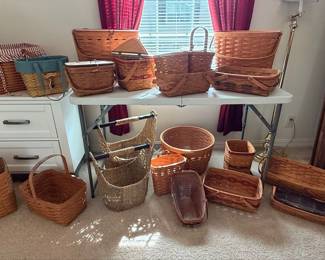 Vintage Longaberger Handwoven Baskets