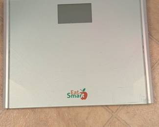 EatSmart Digital Bathroom Scale with Tempered Glass Platform