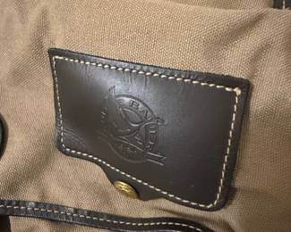 Eddie Bauer Ford Edition Canvas and Leather Duffel Bag