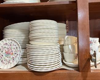 W.S. George Bolero Floral Dinnerware